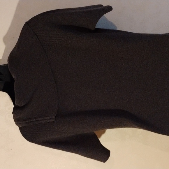 Calvin Klein black/ dark charcoal grey classic dress. Size large. So classic CK. - Picture 7 of 15